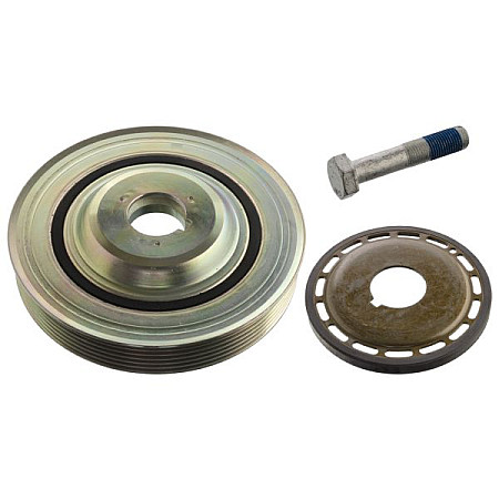Fulie curea, arbore cotit Crankshaft pulley DS DS 5 VOLVO S40 II CITROEN C4 C4 GRAND PICASSO I C4 GRAND PICASSO II C4 I C4 II C4 PICASSO I C4 PICASSO II C5 C5 II C5 III C8 JUMPY 2.0D/2.0DH/2.5 10.03- SWAG SW62106476