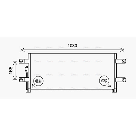 Condensator, climatizare Condensator A/C 840x353x16 MERCEDES ACTROS MP4 / MP5 ANTOS AROCS 07.11- HIGHWAY 40033012HW