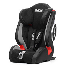 Scaun copil Car seat F1000K PREMIUM ECE R44/04 9-36 kg. Black/Grey plastic / polyester ISOFIX SPARCO SPRO 1000KIG123GR