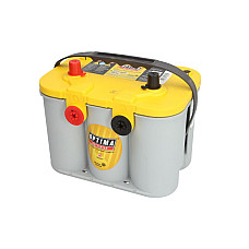 Baterie de alimentare Acumulator OPTIMA 12V 55Ah/765A AGM Orbital YELLOW L+ borna standard + borna cu filet 254x175x200 B01 - flansa de montare 10.5 mm agm/rezerva OPTIMA O814254000