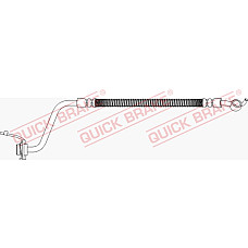 Furtun frana Furtun/conducta de frana flexibil Spate Dreapta lungime 309mm M10x1 HYUNDAI SANTA FE II 2.0D/2.2D/2.7 03.06-12.12 QUICK BRAKE QB50.516