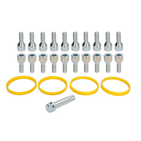 Trusa de montare a jantei de aliaj Fitting kit G 72x651 B STAR M12X125x28 + STAR TOOL K17 1 kit / 4 wheels - B/N qty 20 MAK MAK 8000000648