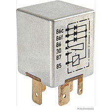 Releul curentului de lucru H + B Releu 6-pin 24V 30A BUS 02 - HERTH+BUSS PARTI ELECTRICE 75896493