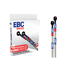 Set furtun frana de performanta Braided stainless steel brake cables 4pcs silver TOYOTA YARIS 1.5/1.6 125/261 02.20- EBC POLSKA BLA2142-4L
