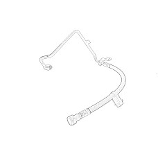 Conducta inalta presiune,aer conditionat Air conditioning hose/pipe compressor-condenser  FIAT GRANDE PUNTO 1.2-1.4LPG 06.05- OE FIAT 51751095