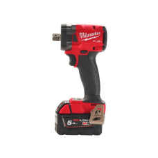 Pistol de impact pneumatic sursa de alimentare: pe baterii M18 FIW2P12-502X patrat exterior 1/2 cuplu maxim: 34 / 102 / 203 / 339Nm 18V 2 x 5Ah impachetare: valiza baterie inclusa incarcator in MILWAUKEE 4933478447