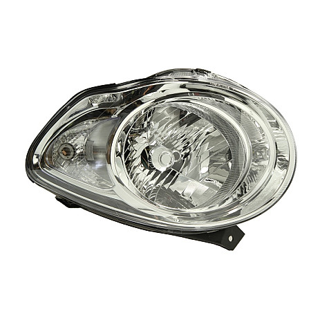 Far Lampa frontala Stanga H4 electric cu motor culoare insert: cromat KIA PICANTO I TYC TYC 20-11664-05-2
