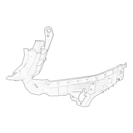 Centura/Grinda/Intarirea centurii Headlight reflector mounting header panel L lower part plastic AUDI A4 B8 11.07-10.11 OE VW 8K0 805 607C