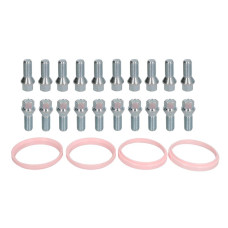 Trusa de montare a jantei de aliaj Fitting kit SX 76x666 B M14x125x27 K17 1 kit / 4 wheels - B/N qty 20 MAK MAK 8000000459