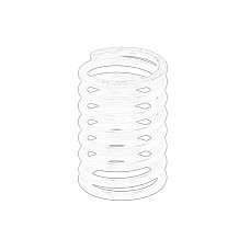 Elemente de arbore APP Jointed shaft elements WOM/PTO spring CHALLENGER MT 515D MT 525D MT 535D MT 545D MT 555D MT 565D MT 575D MT 585D MT 595D MT 425 B MT 445 B MT 455 B MT 465 B MT 475 B OE AGCO 3382828M1-MF