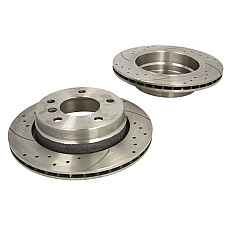 Disc frana de performanta High-efficiency brake disc 2pcs SPEEDMAX Ventilated Cut-Drilled rear  L/R outer diameter 276 mm thickness 19 mm BMW 3 E36 3 E46 1.6-2.8 01.95-12.07 SPEEDMAX 5201-01-0836PTUOTUV