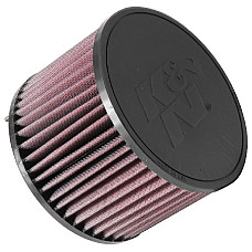 Panou de filtrare (cartus) Sports air filter - Round dl.: 127mm szer.: 79mm wys.:133mm  AUDI A4 B8 A5 Q5 2.0D 11.07-05.17 K&amp;N FILTERS E-0653