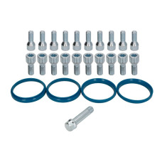 Trusa de montare a jantei de aliaj Fitting kit SXA 76x665 PLASTIC B STAR M14X15x28 + STAR TOOL K17 1 kit / 4 wheels - B/N qty 20 MAK MAK 8000000466