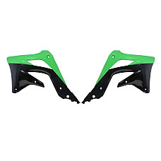 Kituri de plastic Radiator covers colour Black/Green KAWASAKI KX 450 2012-2015 CEMOTO 8415900006 CEM