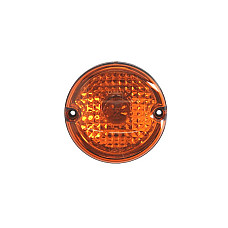 Semnalizator Indicator lamp L R glass colour transparent P21W diameter 95 mm embossed orange shade fits SOLARIS URBINO 1006 JOKON OEI252001124