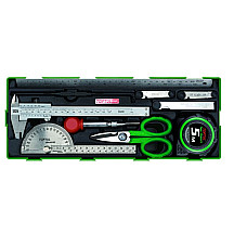 Unelte (inserturi) pentru carucioare Introduceti tava cu instrumente pentru carucior setul de instrumente 10 szt. dimensiune cartus: 143x373 mm TOPTUL GTA10310