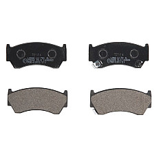 Set placute de frana Fata cu suplimente NISSAN ALMERA I PATROL GR V 1.4-4.8 09.95- BRECK 23004 00 701 10