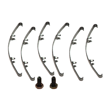 Set accesorii, placute frana Kit montare placute frana Fata MERITOR MER MBA108