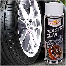 Spray Vopsea Cauciucata pentru Jante, culoare Alba, 400ml, Champion Color