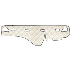Material pentru plansa de bord Covoras de bord sampanie Piele matlasata EKO ECO-LEATHER Q VOLVO FH FH16 FM 01.03- F-CORE F-CORE FD03 CHAMP