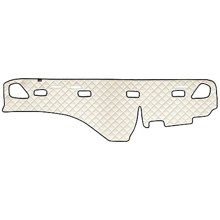 Material pentru plansa de bord Covoras de bord sampanie Piele matlasata EKO ECO-LEATHER Q VOLVO FH FH16 FM 01.03- F-CORE F-CORE FD03 CHAMP