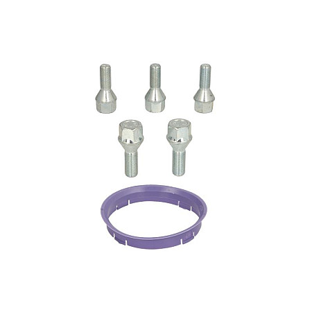 Trusa de montare a jantei de aliaj Fitting kit FZ29 74.1-72.6 B C17F30 60 cone M14x125 L30 1 kit / 1 wheel - 5 holes ITWHEELS ITW49048