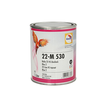 Vopsele Vopsea 1 l albastru acrilic luciu pt caroserie compusi organici volatili: 420 tip de pulverizare: pistol GLASURIT 50425206