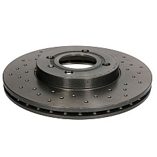 Disc frana Brake disc BREMBO Xtra 1pcs Drilled front  L/R outer diameter 256 mm thickness 20 mm SEAT AROSA CORDOBA CORDOBA VARIO IBIZA II INCA TOLEDO I 1.0-2.2 05.84-07.05 BREMBO 09.5166.1X