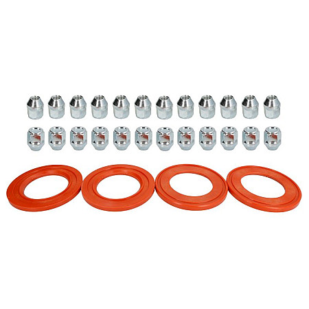 Trusa de montare a jantei de aliaj Fitting kit AO 112x671 N M12x15 K21 CLOSED H29 1 kit / 4 wheels - B/N qty 24 MAK MAK 8000000074