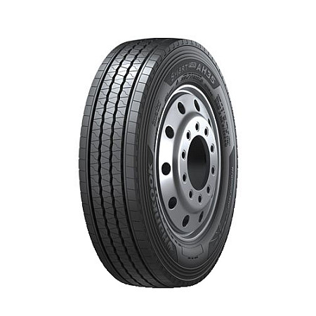 Anvelopa ax fata LKW 3003105 Smart Flex AH35 HANKOOK Anvelopa camion Regional Directie M+S 3PMSF 140/138M etichete: Din data de 01.05.2021: eficienta combustibil - C aderenta pe teren umed - C clasa de masurare HANKOOK 265/70R17.5 CHA AH35