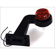 Lampa gabarit Outline marker lights L Red/White LED on long arm 12/24V WAS 543BCL/II W74.1