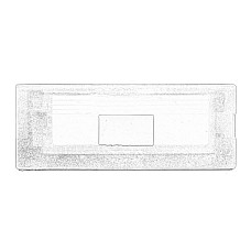 Dispersor, iluminare numar circulatie Licence plate lamp L/R  BMW 5 E39 11.96-05.04 OE BMW 51 13 8 236 878