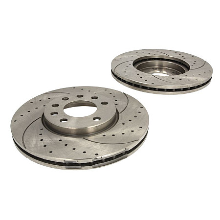 Disc frana de performanta High-efficiency brake disc 2pcs SPEEDMAX Ventilated Cut-Drilled front  L/R outer diameter 288 mm thickness 25 mm LOTUS 2 ELEVEN ELISE EUROPA S EXIGE 1.6-3.0 08.91- SPEEDMAX 5201-01-0774PTUOTUV