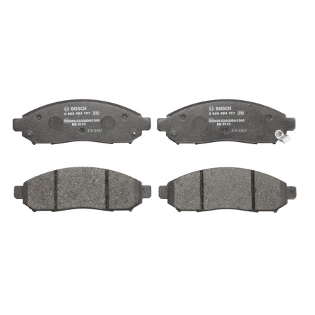 Set placute de frana Fata NISSAN LEAF NAVARA NP300 NAVARA NV200 NV200 / EVALIA PATHFINDER III SKYLINE XTERRA 2.5D-Electric 02.01- BOSCH 0 986 494 151