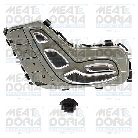 Buton Seat adjustment 3 pin MERCEDES AMG GT X290 CLS C257 E A238 E ALL-TERRAIN S213 E C238 E T-MODEL S213 E W213 G W463 01.16- MEAT &amp; DORIA MD206179