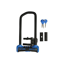 Protectie impotriva furtului U lock OXFORD Shackle 14 U Lock 320m x 177 mm color neagra blue LK322