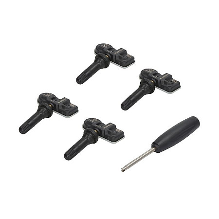 Senzor, sistem de control al presiunii pneuri TPMS wheel air sensor HAMATON EU-PRO Hybrid 35 4pcs universal programmable with rubber valve 433 MHz EUROPE requires programming promotion with screwdriver 0.45Nm HAMATON HAM-HTS-A68BA/4 MKT