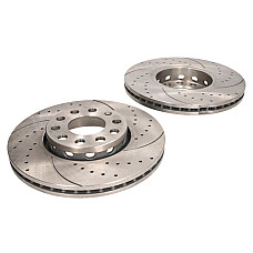 Disc frana de performanta High-efficiency brake disc SPEEDMAX Ventilated Cut-Drilled front  L/R outer diameter 288 mm thickness 25 mm 2pcs AUDI 100 C4 A4 B5 A4 B6 A4 B7 A6 C4 1.6-4.2 12.90-05.13 SPEEDMAX 5201-01-0645PTUOTUV