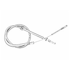 Cablu, frana de parcare Cablu frana de mana 2770mm IVECO DAILY III 8140.43S 05.99-04.06 OE IVECO 504003617