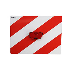 Semn de avertizare Warning/information boardInformation board oversize vehicles R 1pcs with red lamp battery powered CARGOPARTS CARGO-T004/B