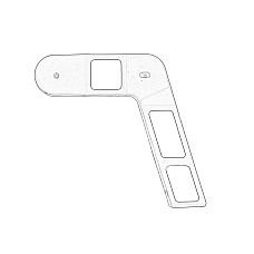 Suport, bara protectie Suport bara Spate Dreapta interior plastic  OPEL INSIGNIA A INSIGNIA A COUNTRY 1.4-2.8 07.08-03.17 OE OPEL 13283262