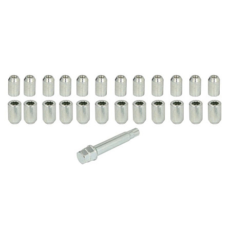 Trusa de montare a jantei de aliaj Fitting kit NUT-KIT N STAR M12x125 + STAR TOOL LONG K19/21 1 kit / 4 wheels - B/N qty 24 MAK MAK 8050000440