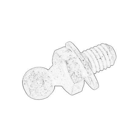 Brida amortizor pneumatic Gas spring bracket L/R ball pin  SKODA FABIA II OCTAVIA I OCTAVIA II 09.96-12.14 OE SKODA 1U6 827 439B