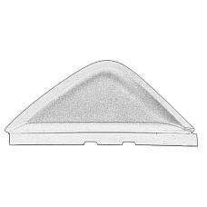 Elemente decorative/protectie, aripa Fender decorative trim for fender front L neagra FIAT TALENTO NISSAN NV300 OPEL VIVARO RENAULT TRAFIC III 08.14- OE OPEL 93868849