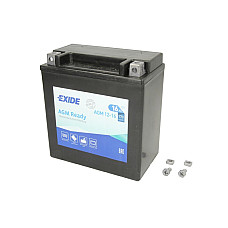Acumulator Pornire Battery AGM/Starting EXIDE 12V 16Ah 170A L+ Maintenance free 150x90x160mm Started YTX16-BS HONDA XL KAWASAKI VN ZR MOTO GUZZI BELLAGIO BREVA GRISO NORGE SPORT 500-2000 1992-2018 EXIDE YTX16-BS AGM12-16 EXIDE R