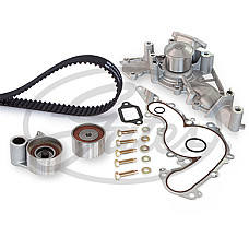 Set pompa apa + curea dintata Set de distributie curea + intinzator + pompa de apa LEXUS GS GX LS LX SC TOYOTA 4 RUNNER IV CELSIOR LAND CRUISER 100 LAND CRUISER 200 SEQUOIA TUNDRA 4.0/4.3/4.7 08.91- GATES GATKP1T298
