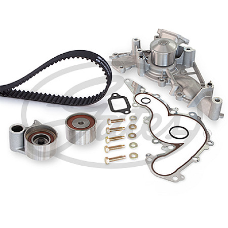 Set pompa apa + curea dintata Set de distributie curea + intinzator + pompa de apa LEXUS GS GX LS LX SC TOYOTA 4 RUNNER IV CELSIOR LAND CRUISER 100 LAND CRUISER 200 SEQUOIA TUNDRA 4.0/4.3/4.7 08.91- GATES GATKP1T298