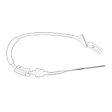 Cablu ambreiaj Clutch cable 1028mm/625mm FIAT 500 500 C PANDA FORD KA 1.2/1.3D 09.03- OE FIAT 55196302
