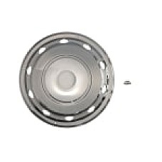 Capac roata Wheel cap front material: stainless steel rim diameter: 195inch Convex with holes CLAMP CL19.5HF