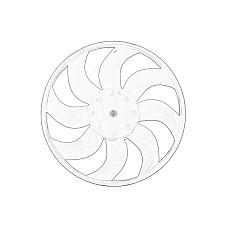 Ventilator, radiator Radiator fan big requires VIN verification NISSAN NV400 OPEL MOVANO B RENAULT MASTER III 2.3D 02.10- OE RENAULT 92 12 013 71R